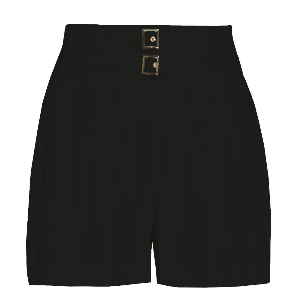 NWT Bishop And Young California Dreaming Kimberly High Waist Short In Black